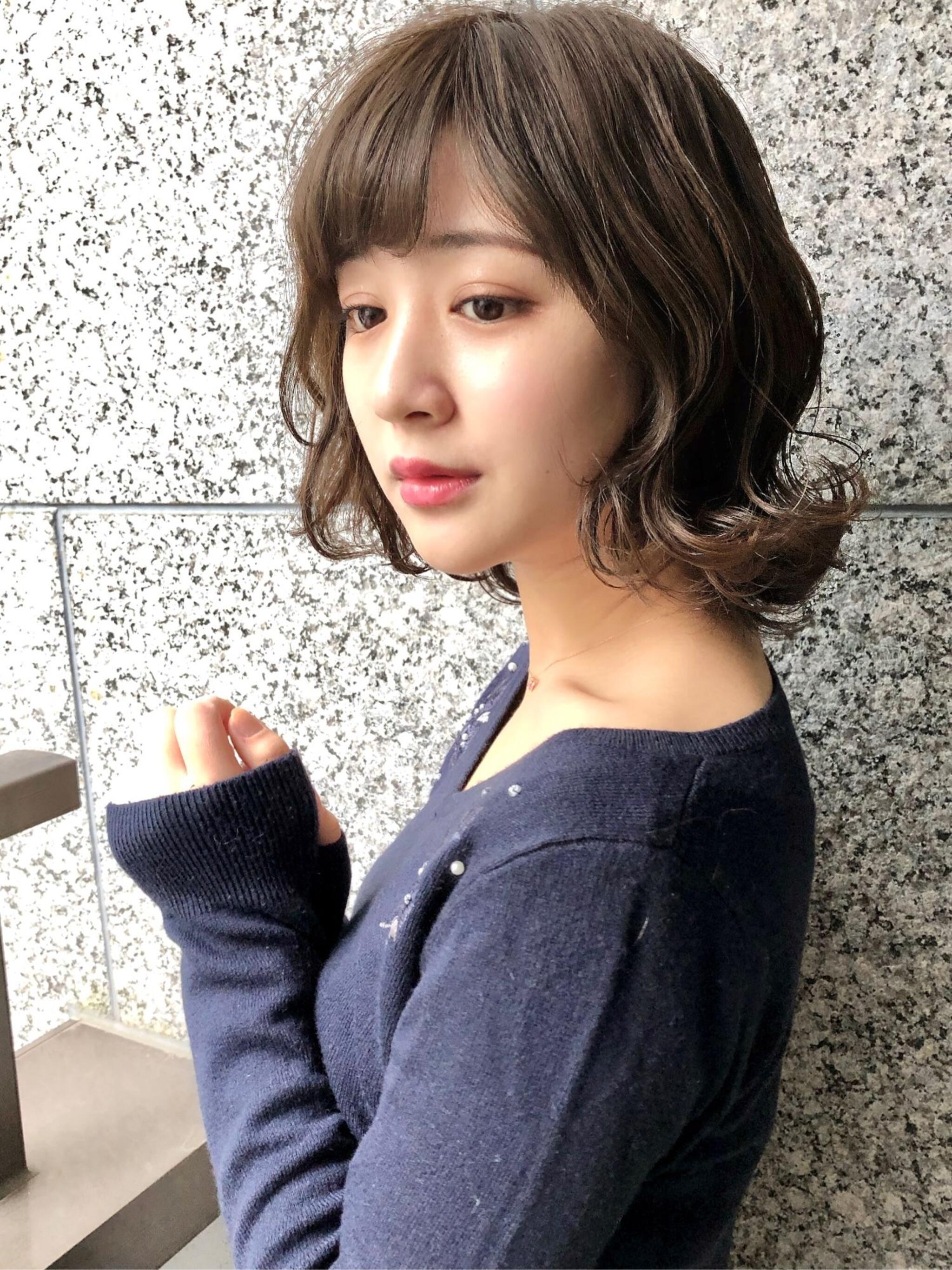 韓国人風ヘア×イルミナカラー