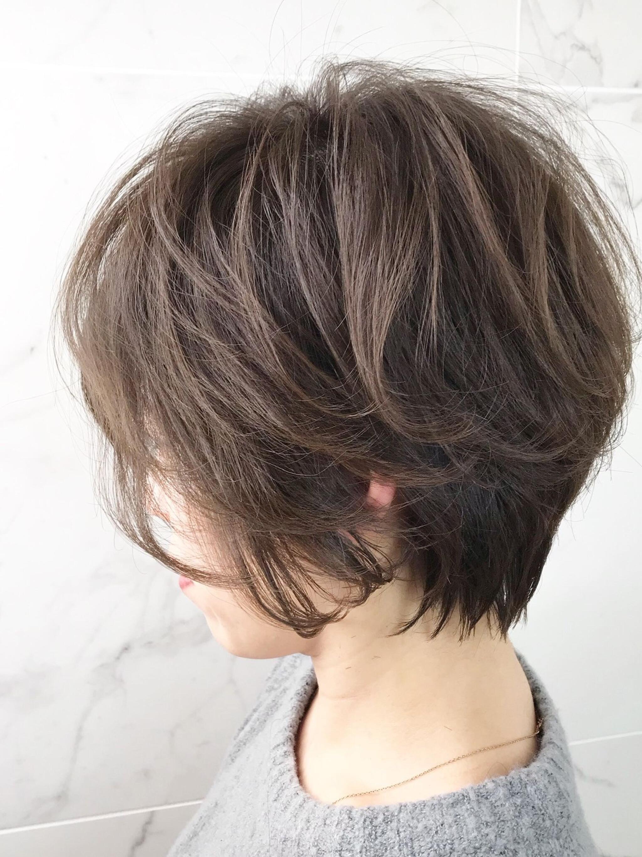 くびれ大人ショートボブ