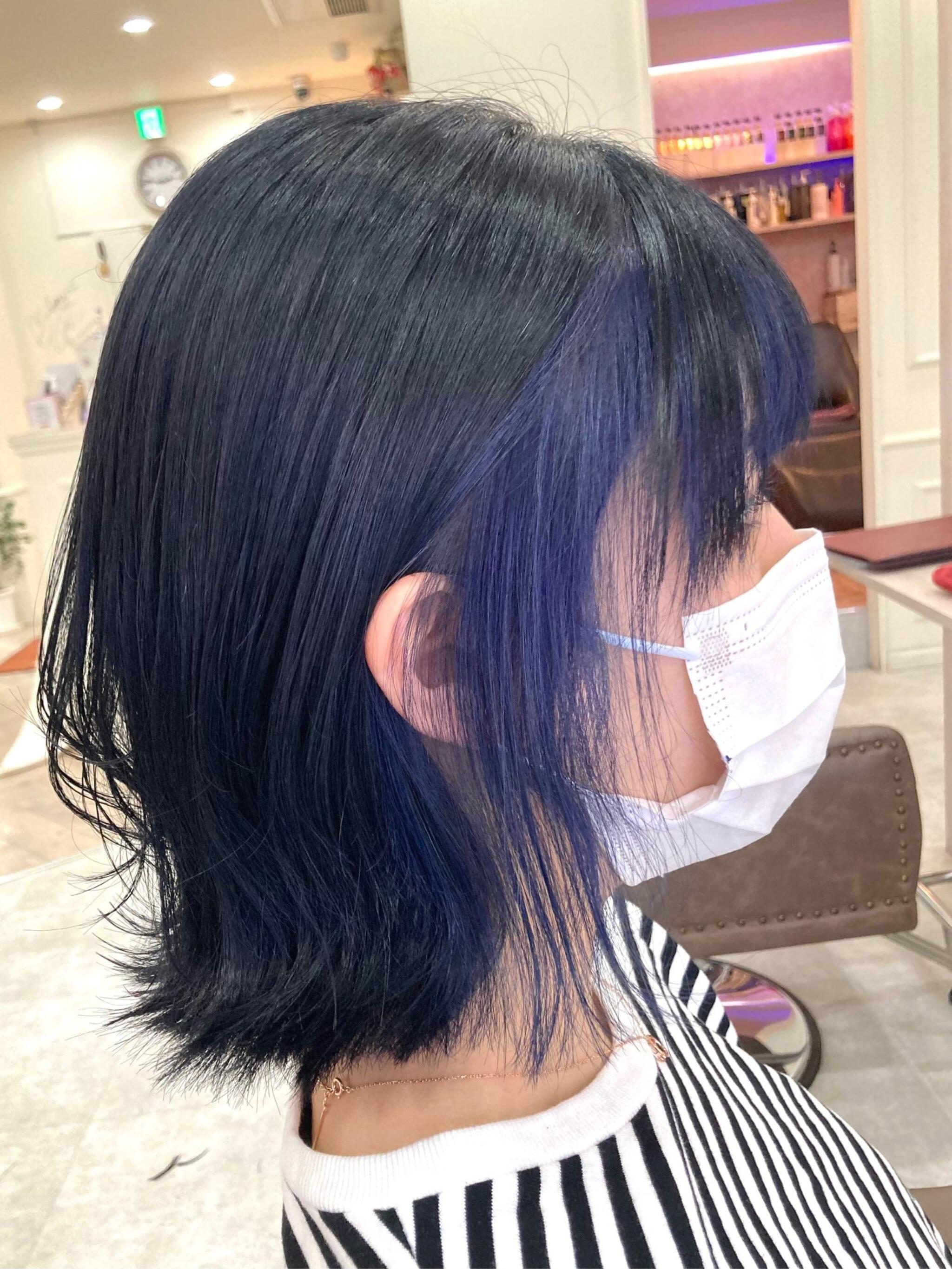 インナーカラーパープル