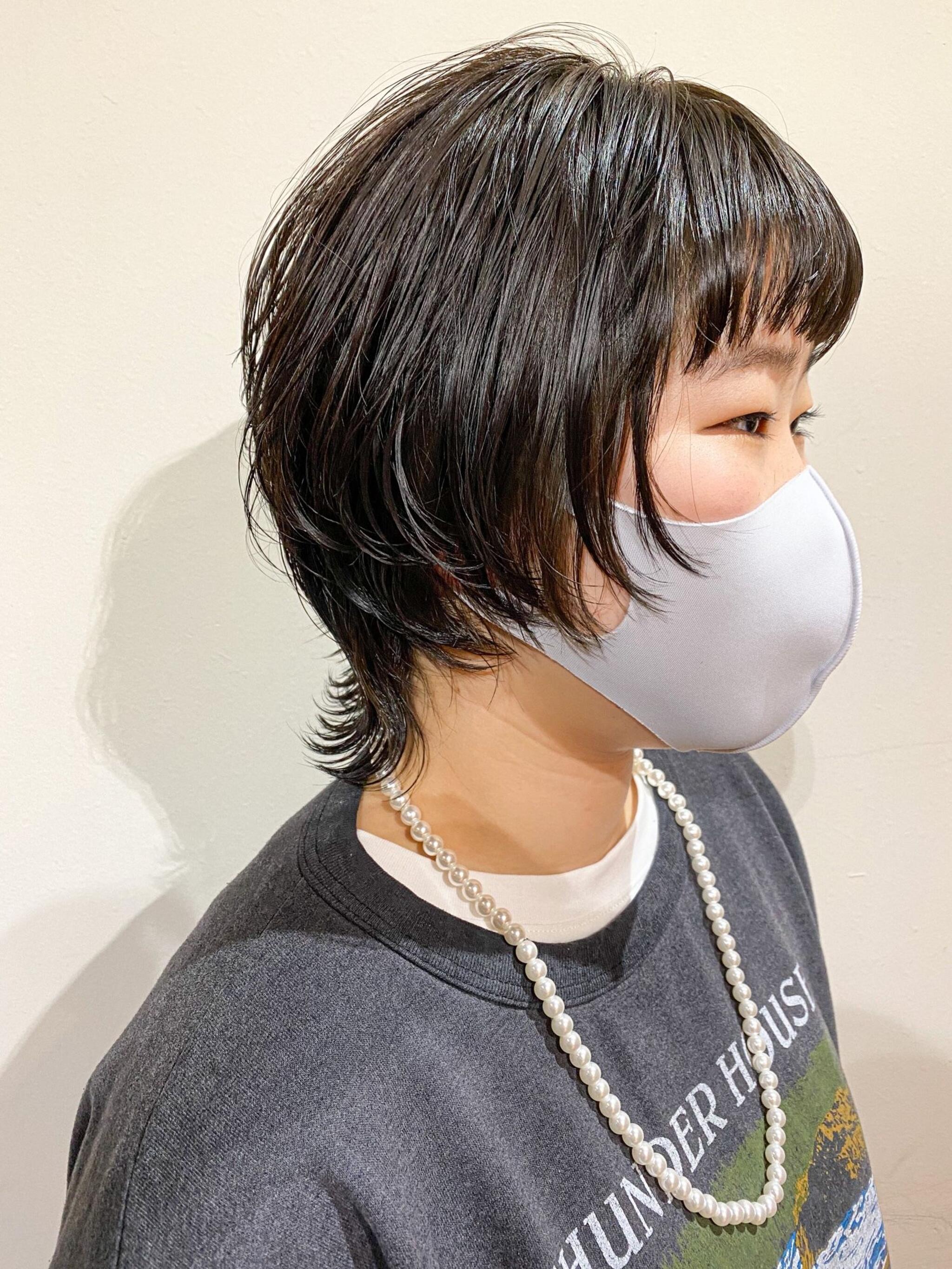 ワンカラー で透明感のあるダークトーン作ります◎