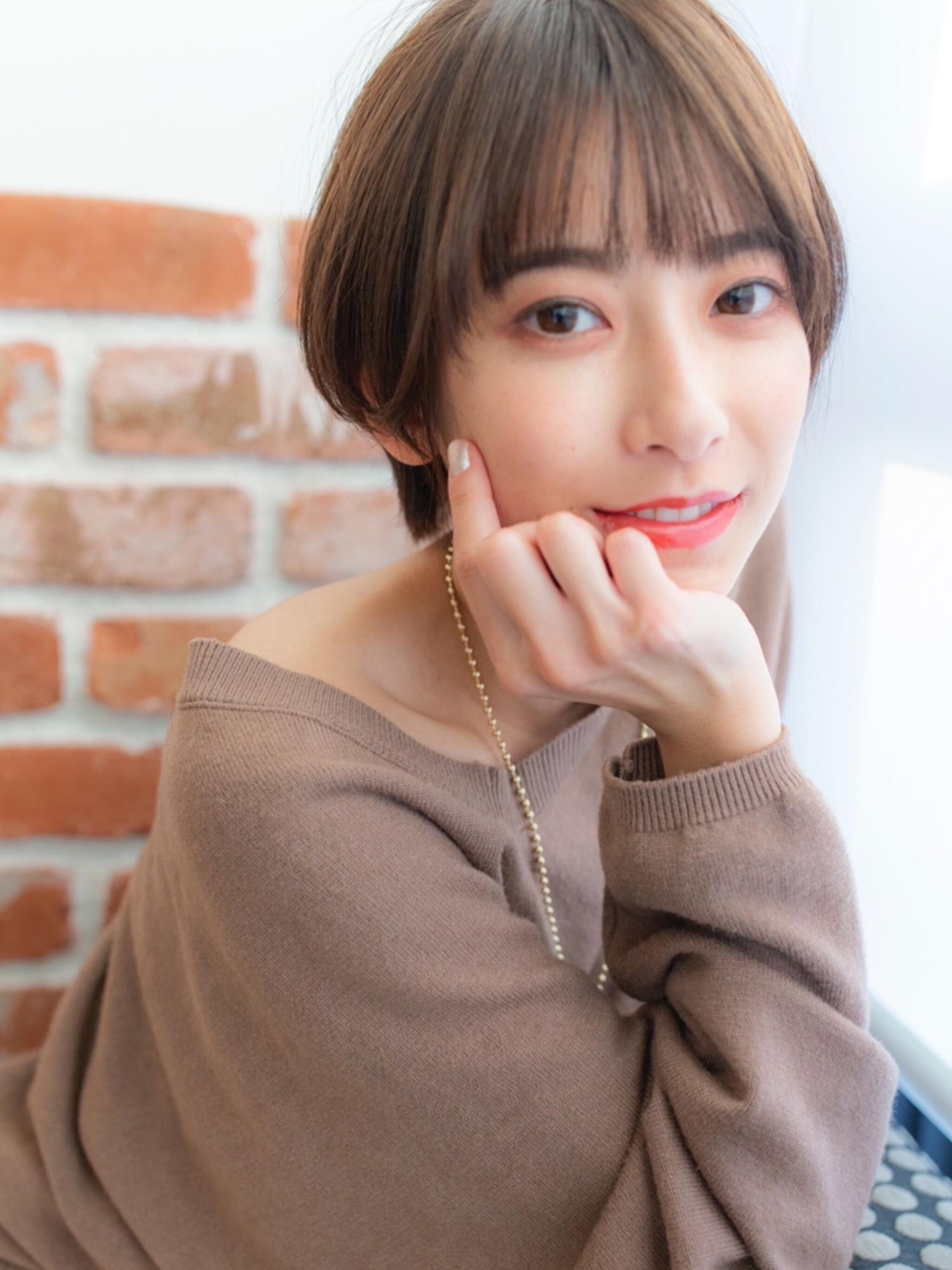 洗練された大人かわいい×ふんわり小顔ショートボブ