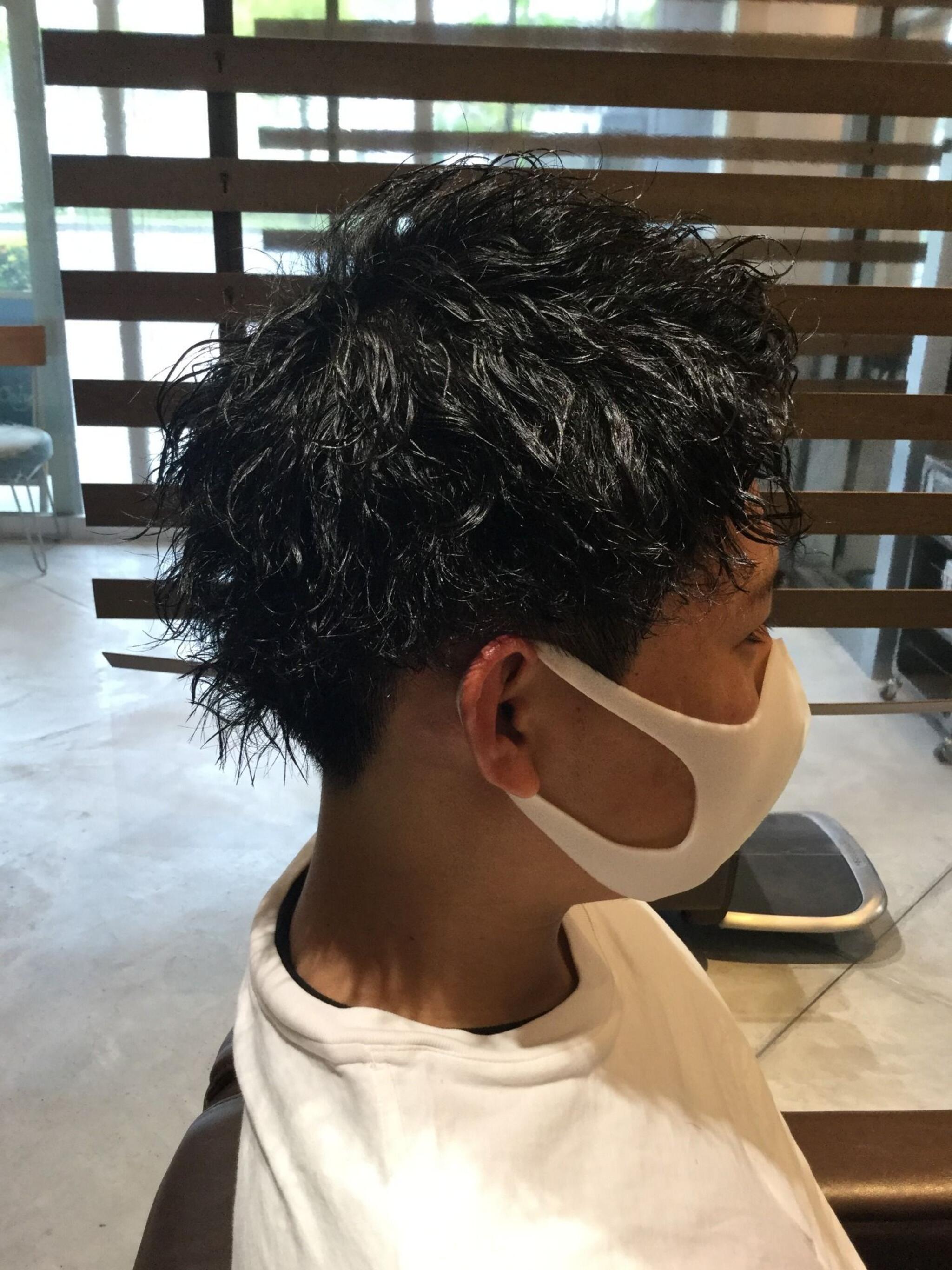 ツイストスパイラルアップバングショート