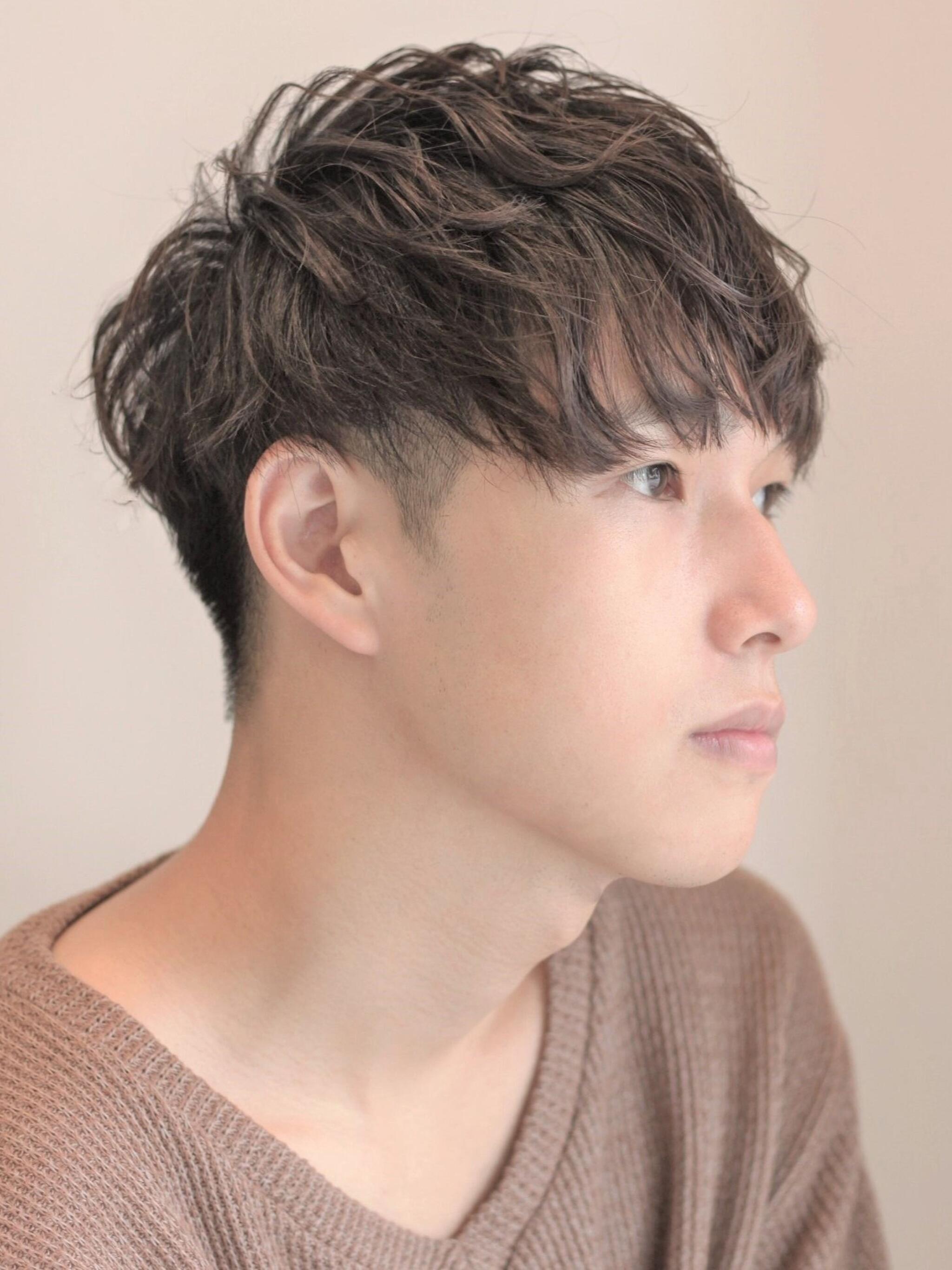 爽やかふんわりパーマナチュラルショート