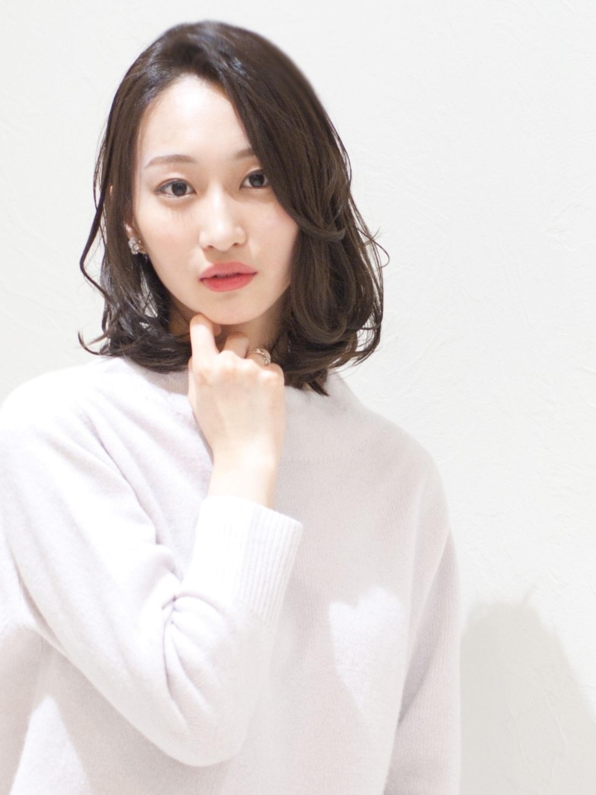 大人かわいい愛されロブ