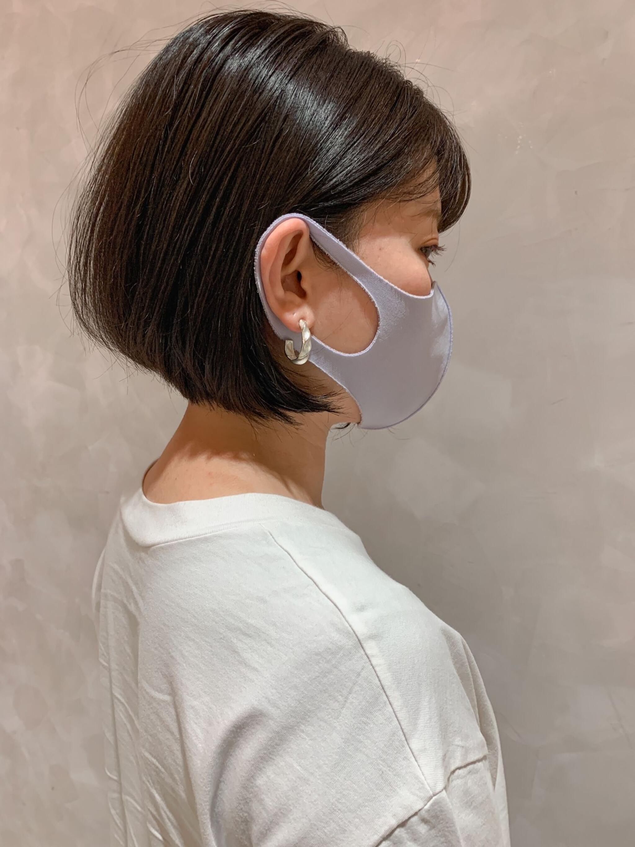 前下がりショートボブ