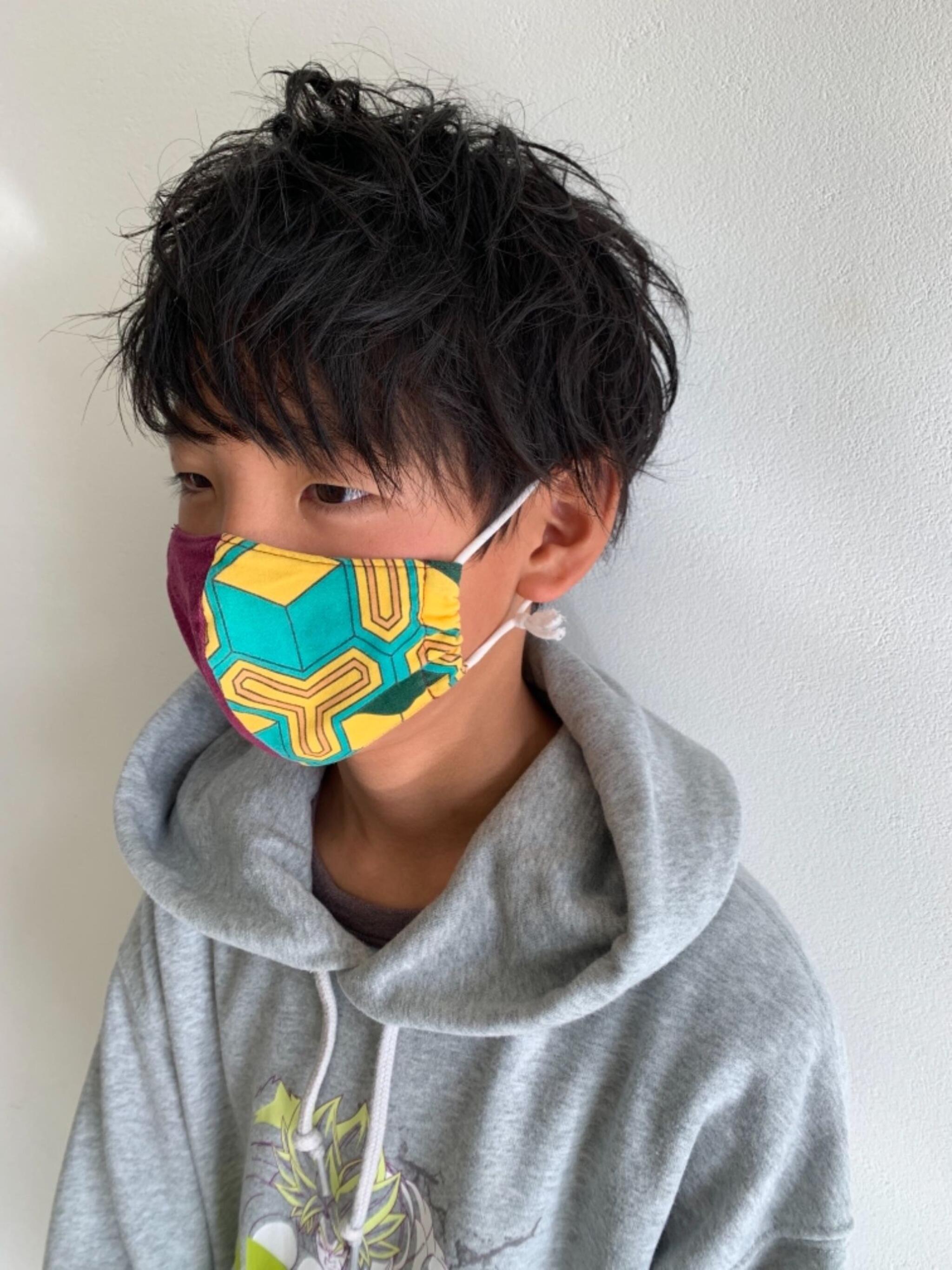 波ウェーブショートボブ