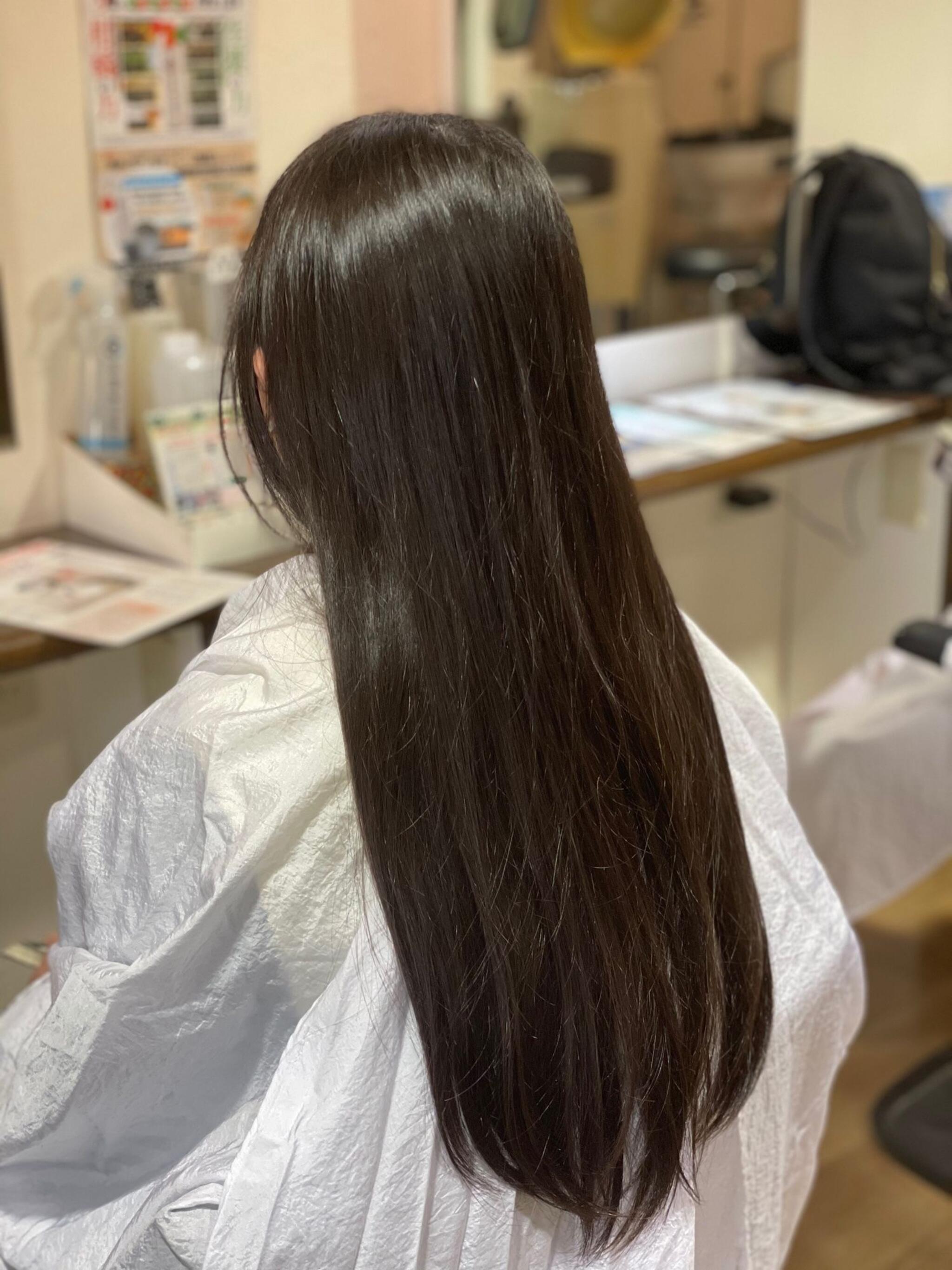 ロングからバッサリショート