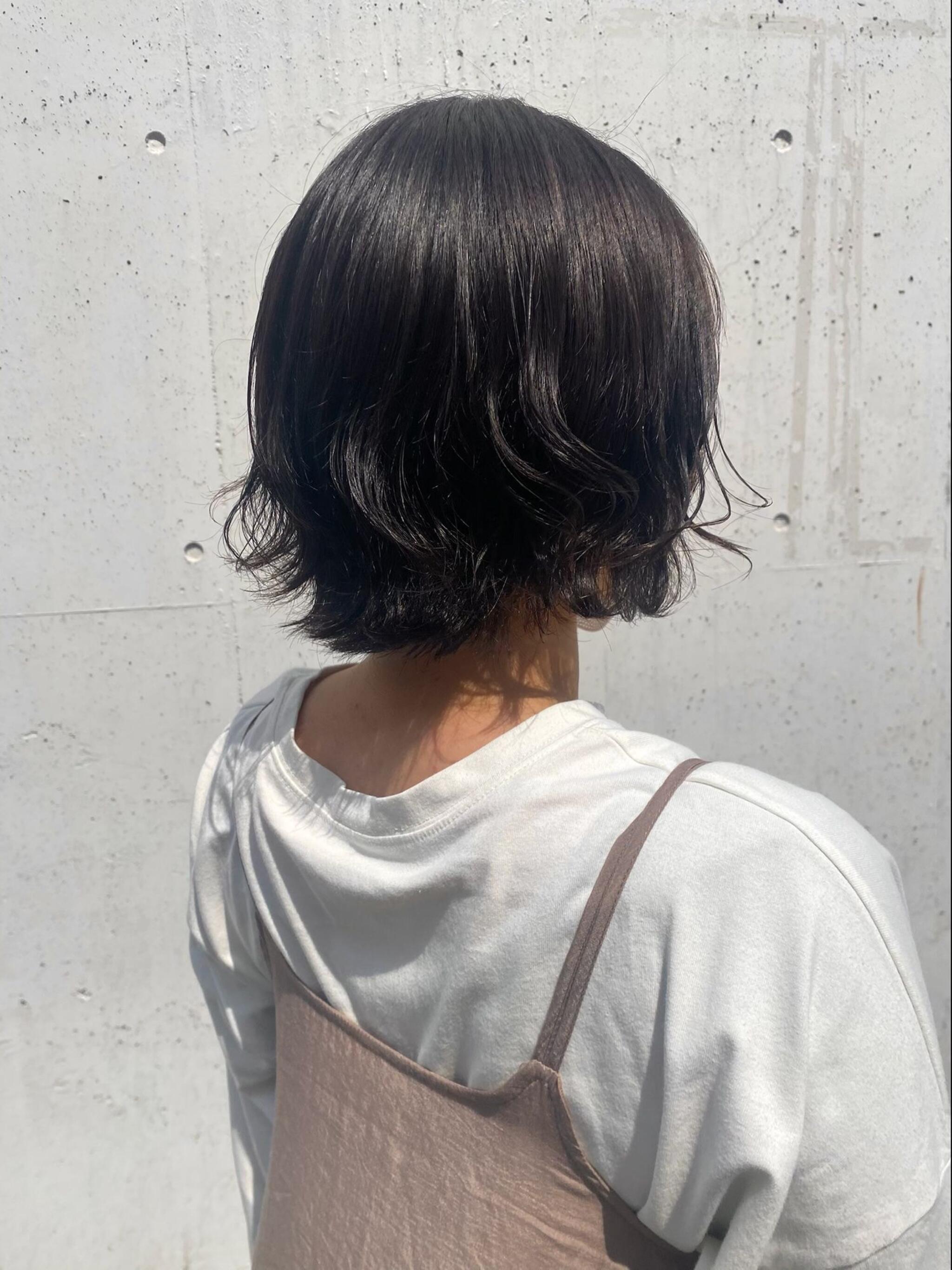 伸びても気になりにくい暗めアッシュブラウン✨