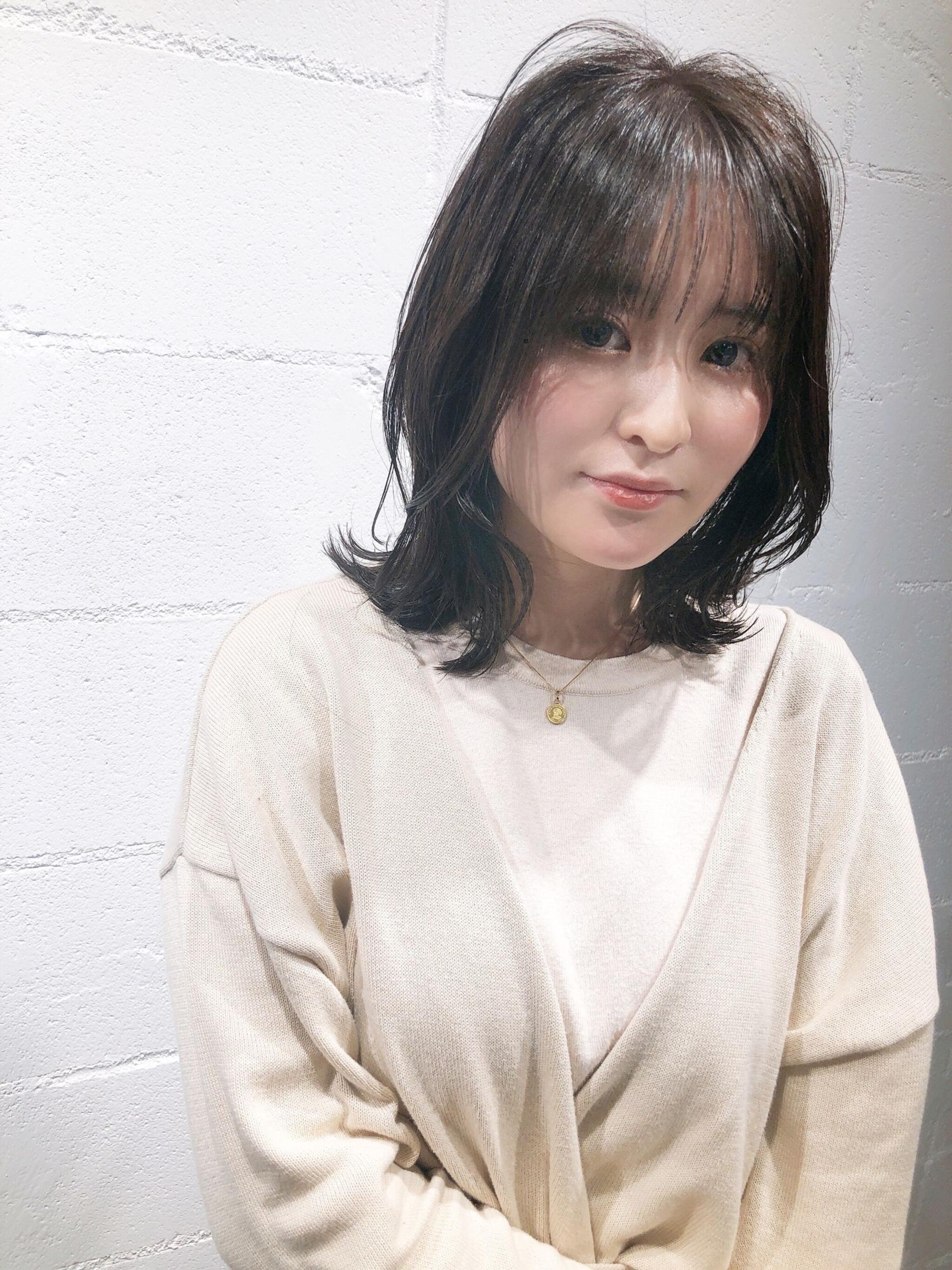 オフィスでもオススメ！ふわゆるシースルーバング♪