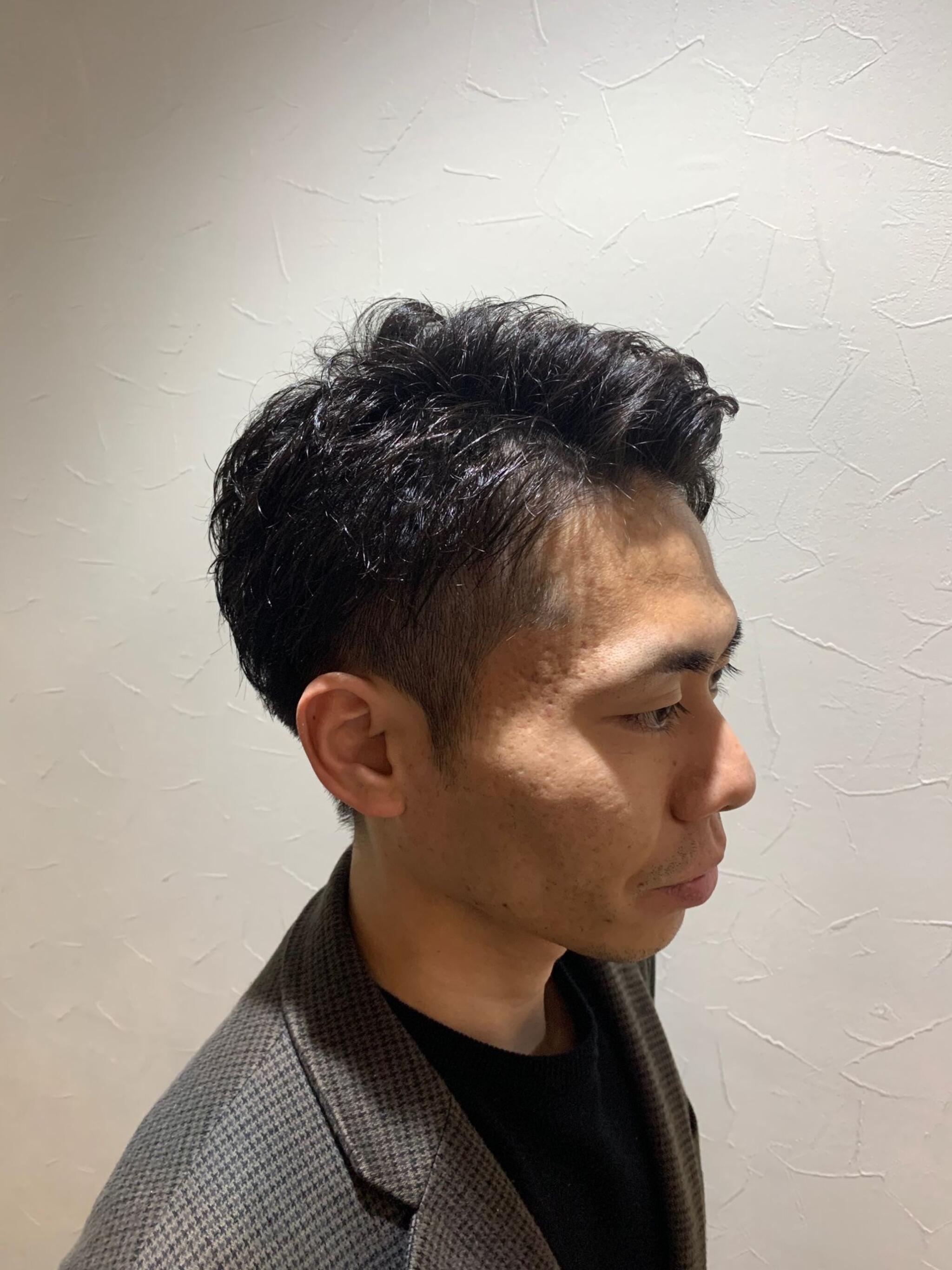 王道ツーブロックスタイル