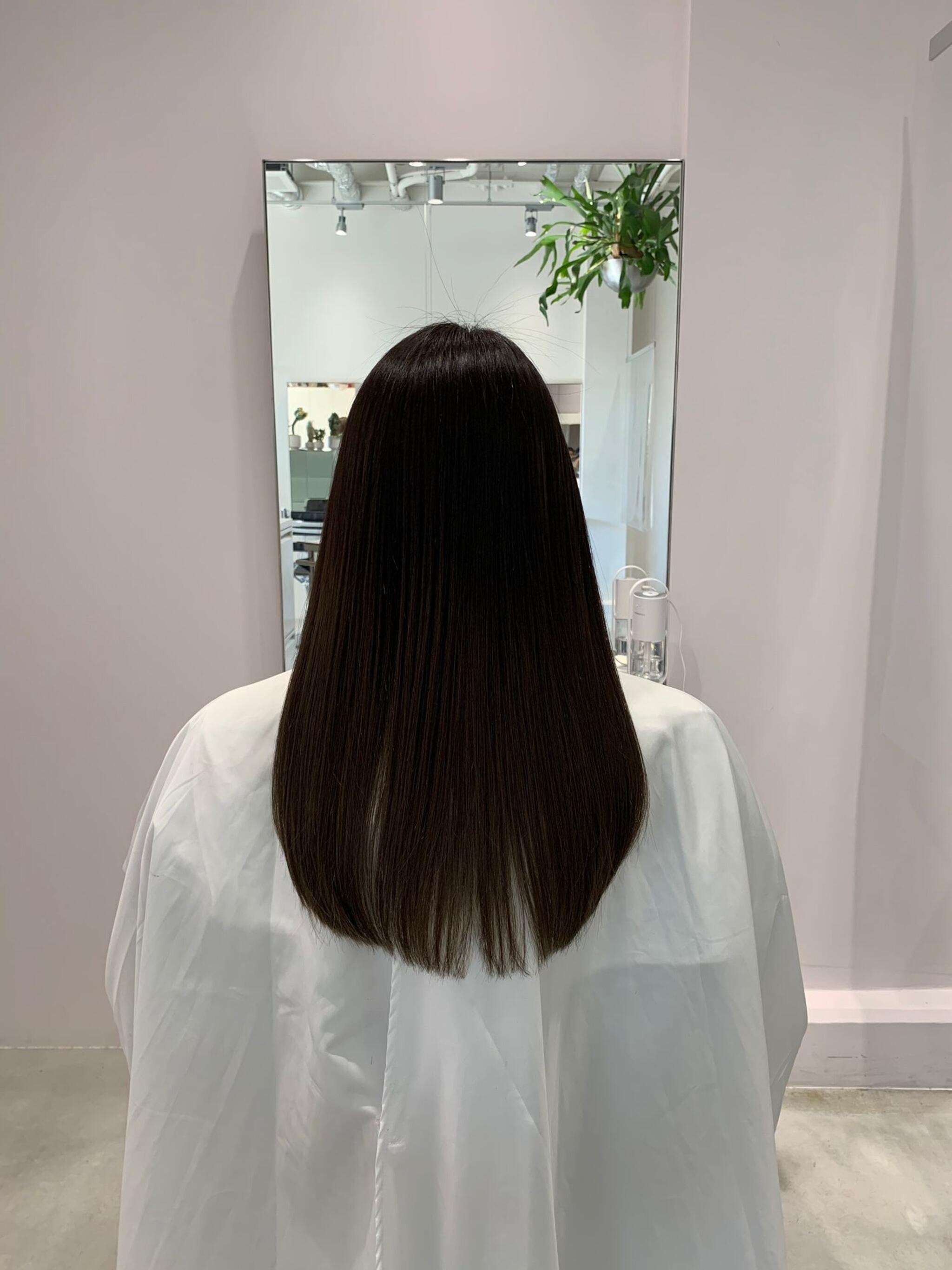 髪質改善ストレート