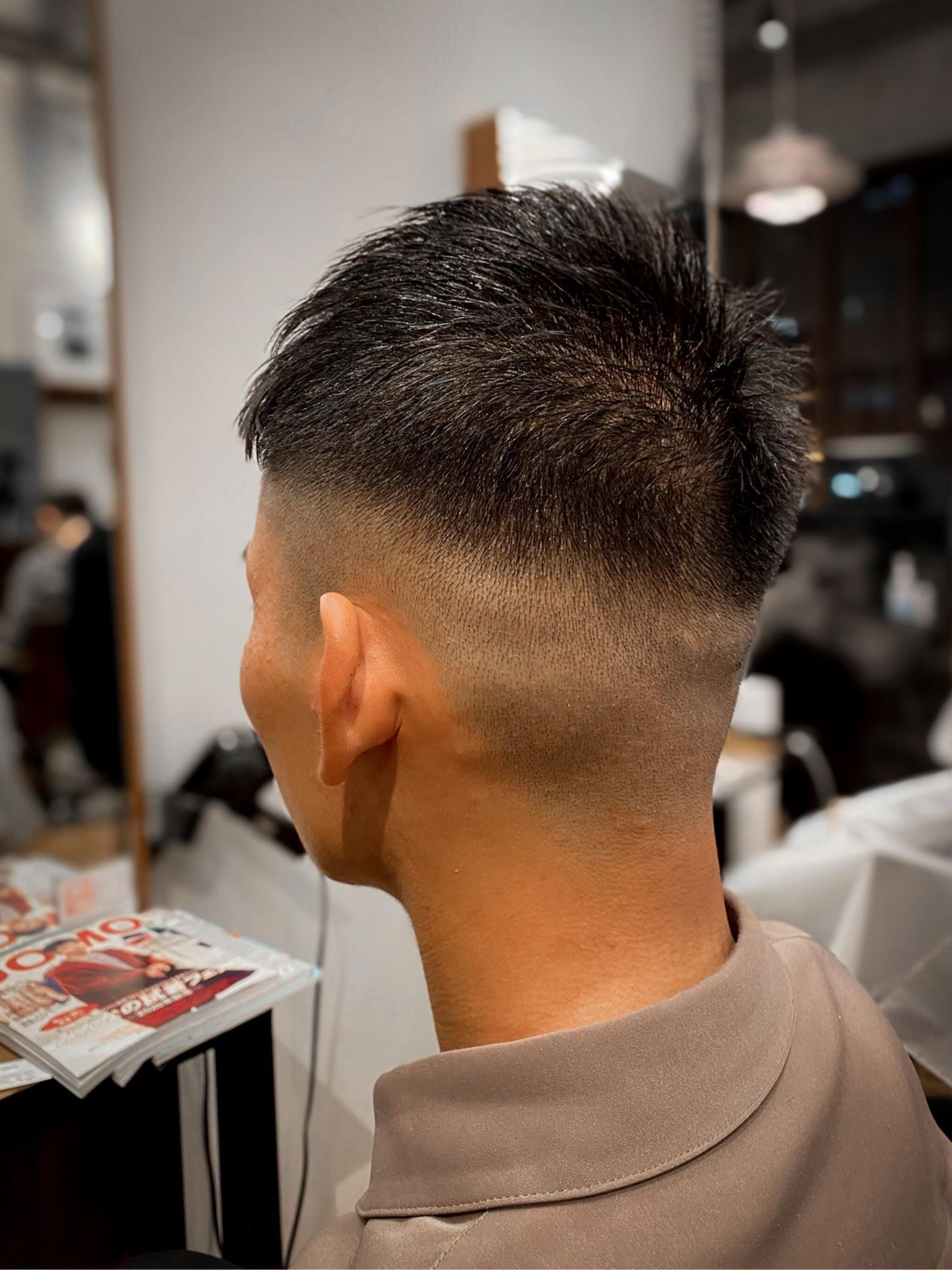 「IRIE HAIR 福岡」スキンフェード×バーバースタイル×クロップスタイル