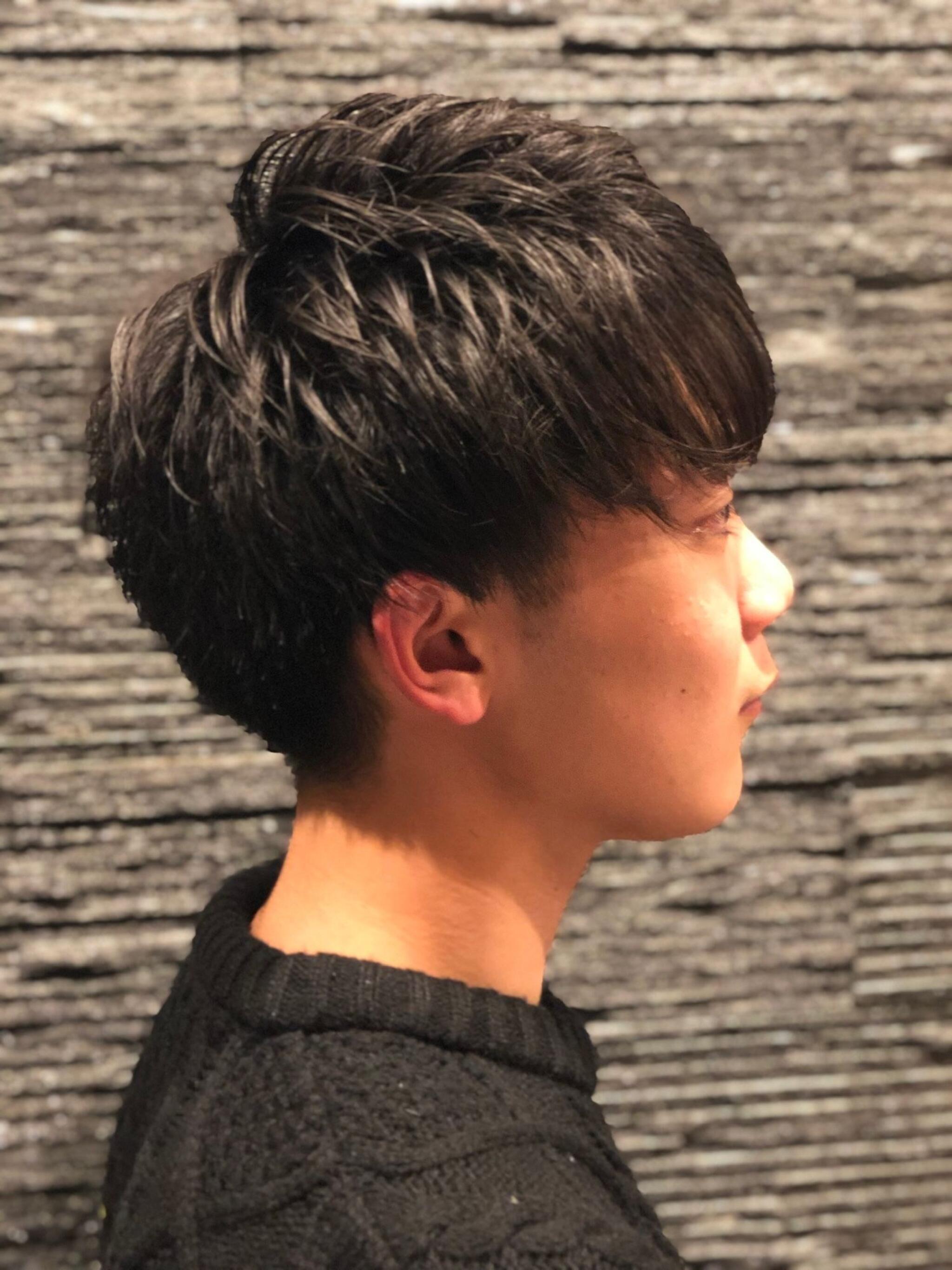 ツーブロック ショートマッシュ