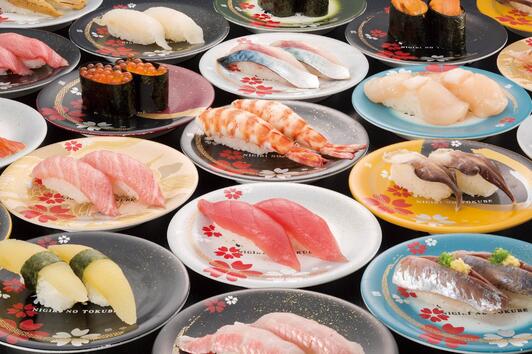 メニュー : にぎりの徳兵衛 オアシス21店 - 名古屋市東区東桜/回転