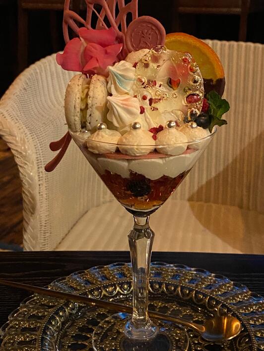パフェ Fabパフェ：Srecette 25th 『Soupir』 - FabCafe Tokyo