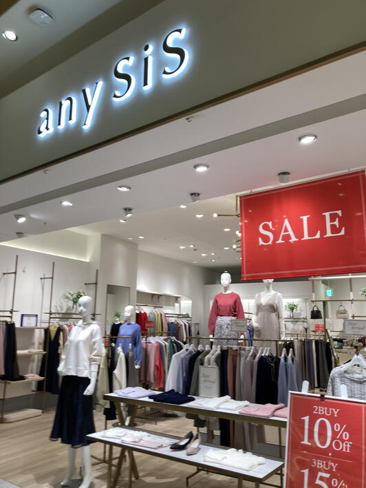 自由区＆any sis 公式】ANY SIS | ファッション通販サイト[オンワード・クローゼット]