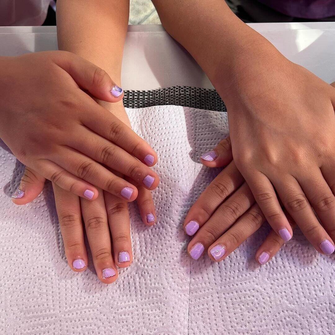 nail design：パープル