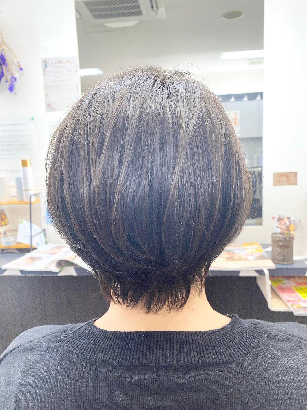 丸み×ショート