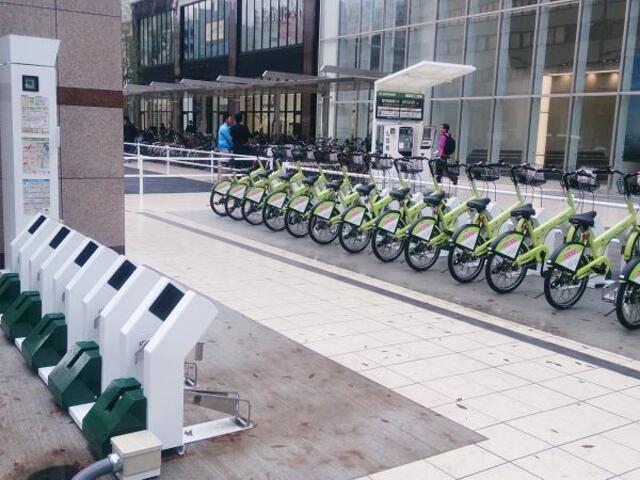 岡山市コミュニティサイクル「ももちゃり」 - 岡山市北区駅元町 