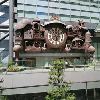 宮崎駿デザインの日テレ大時計の写真26