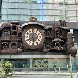 宮崎駿デザインの日テレ大時計の写真23