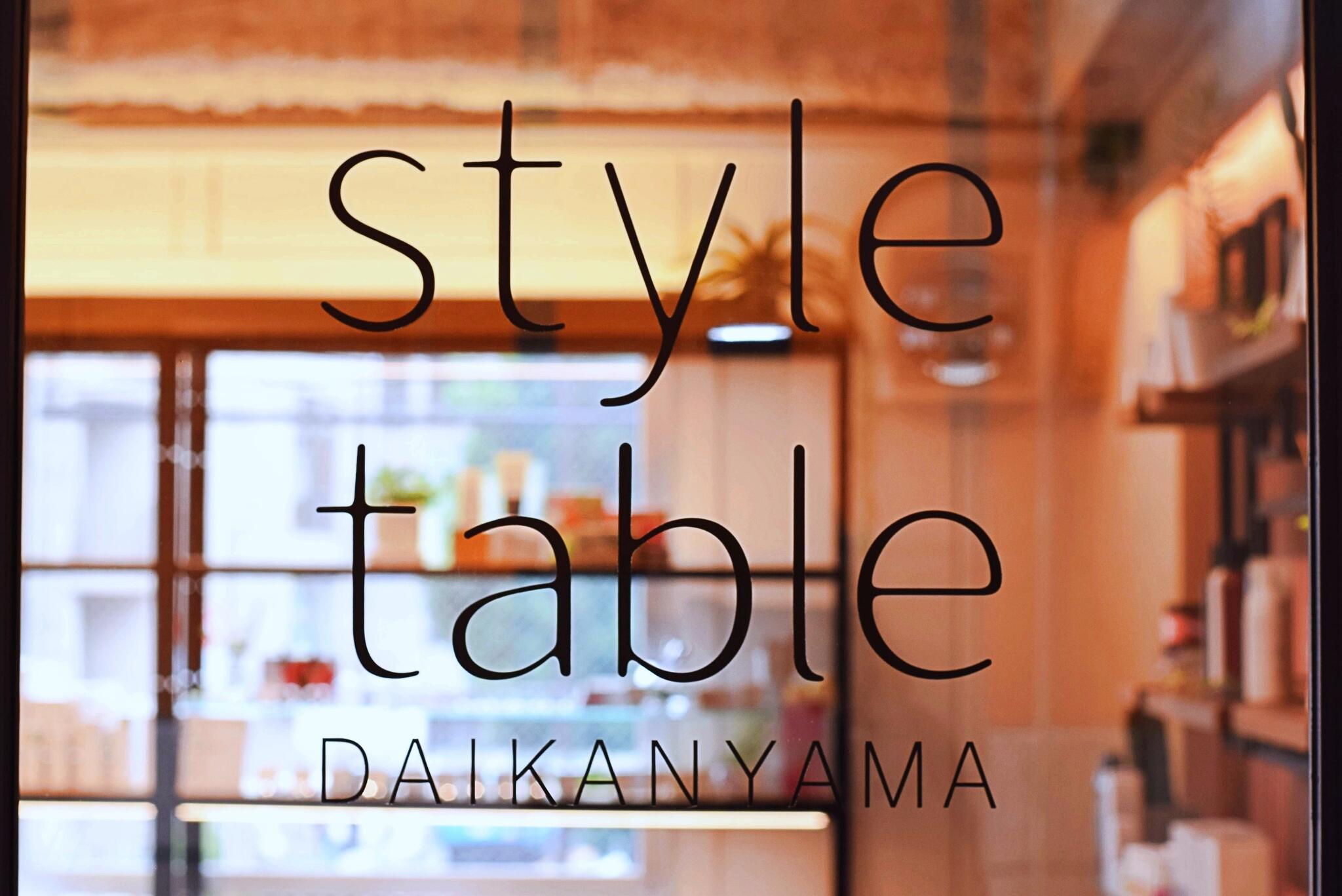style table DAIKANYAMAの代表写真3