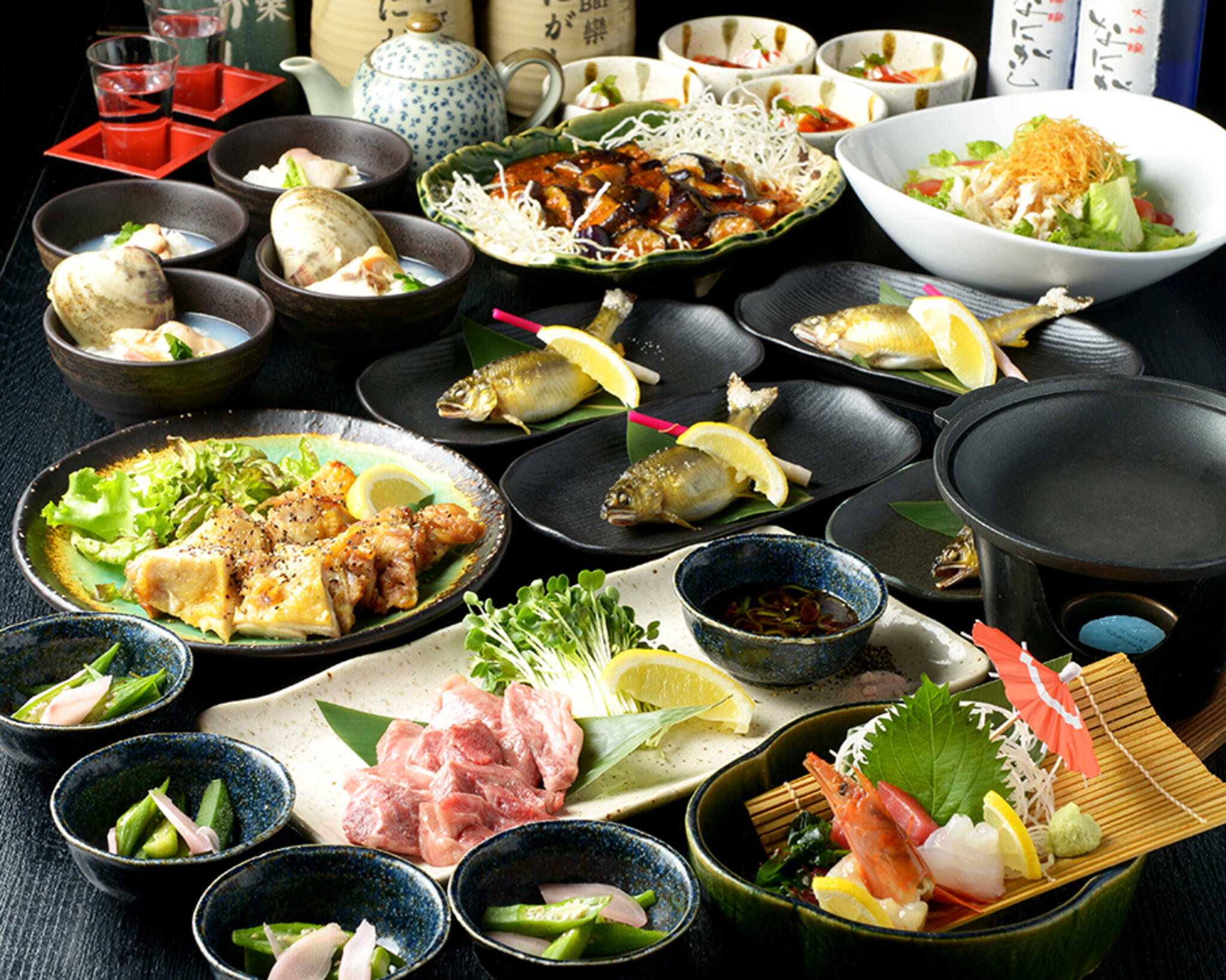 肉と魚とめん料理が充実している店 なにがしこころ稲沢店の代表写真3