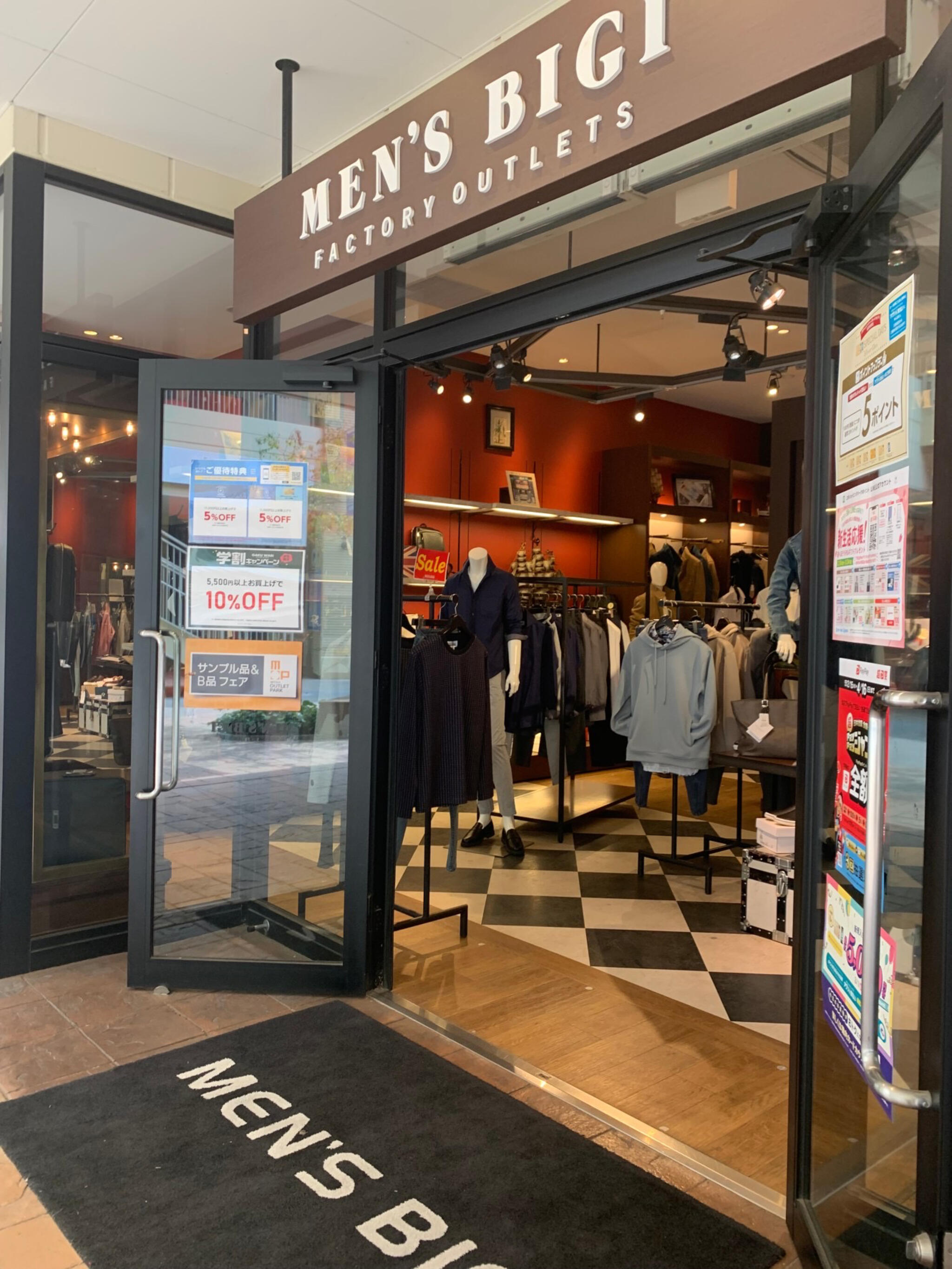 Men's Bigi 三井アウトレットパーク倉敷 MEN'S BIGI FACTORY OUTLETS店 