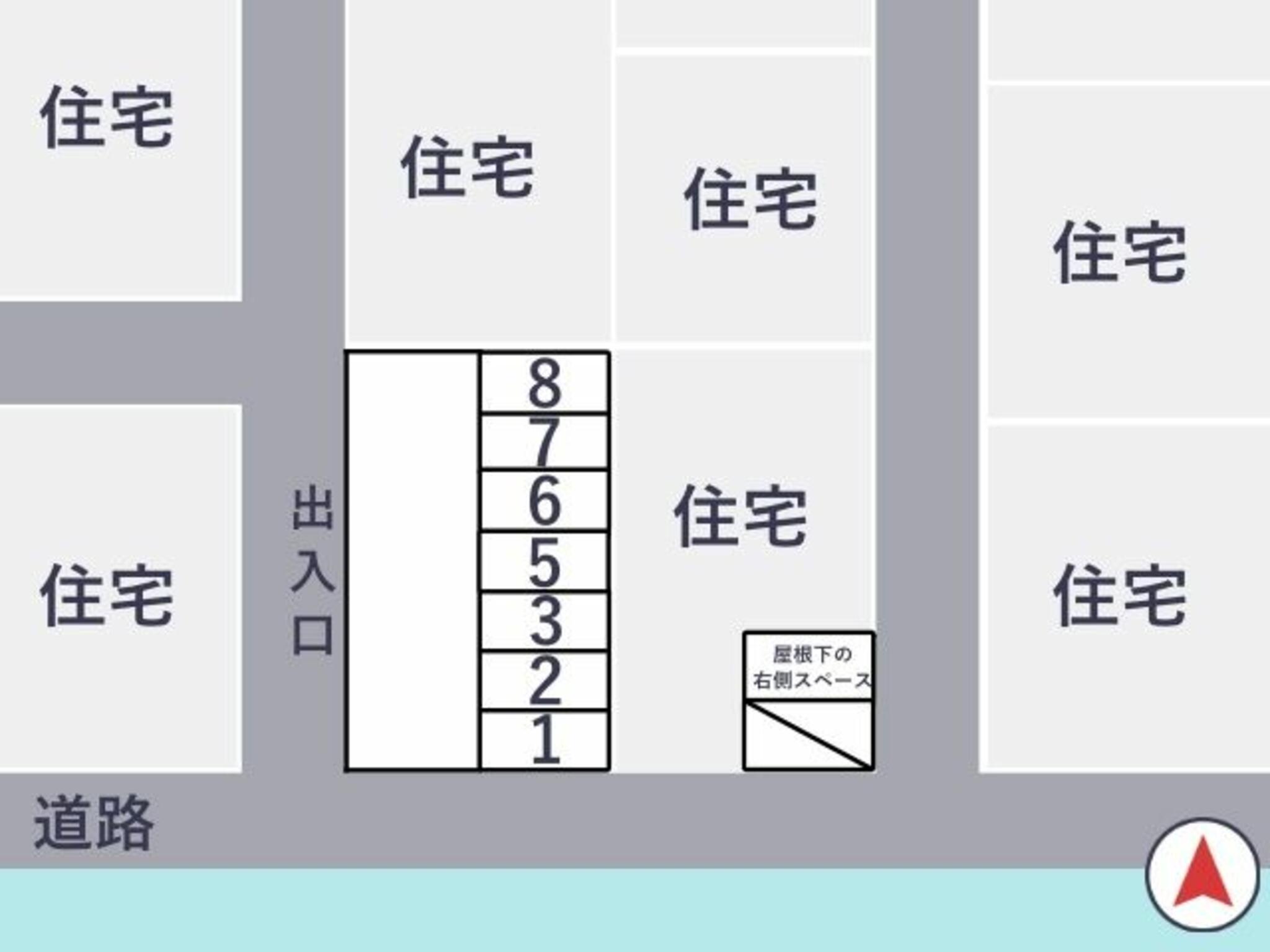 akippa駐車場:佐賀県佐賀市若宮1丁目17-31の代表写真6