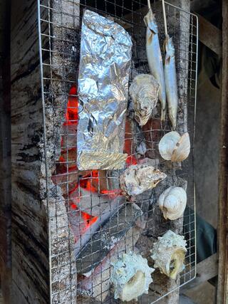 牡蠣焼き 竹崎海産のクチコミ写真1
