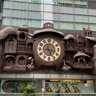 宮崎駿デザインの日テレ大時計の写真7