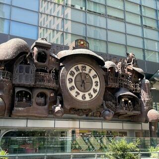 宮崎駿デザインの日テレ大時計の写真15