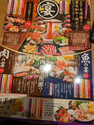 寿司と居酒屋 魚民 広島流川店のクチコミ写真1
