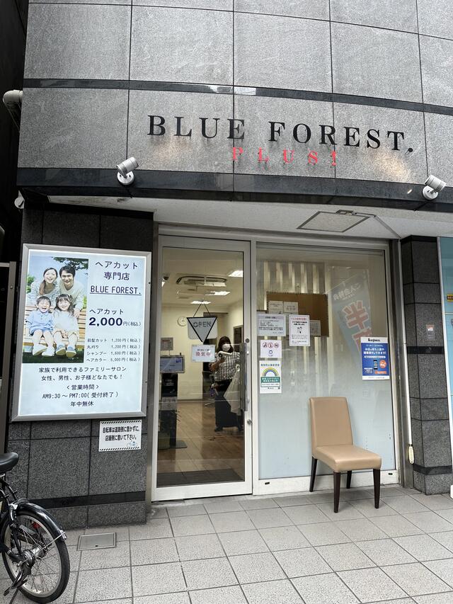 blueforest カット&シャンプー