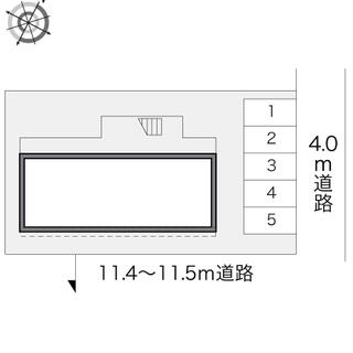 タイムズのB レオパレス34KUBOTA駐車場の写真2