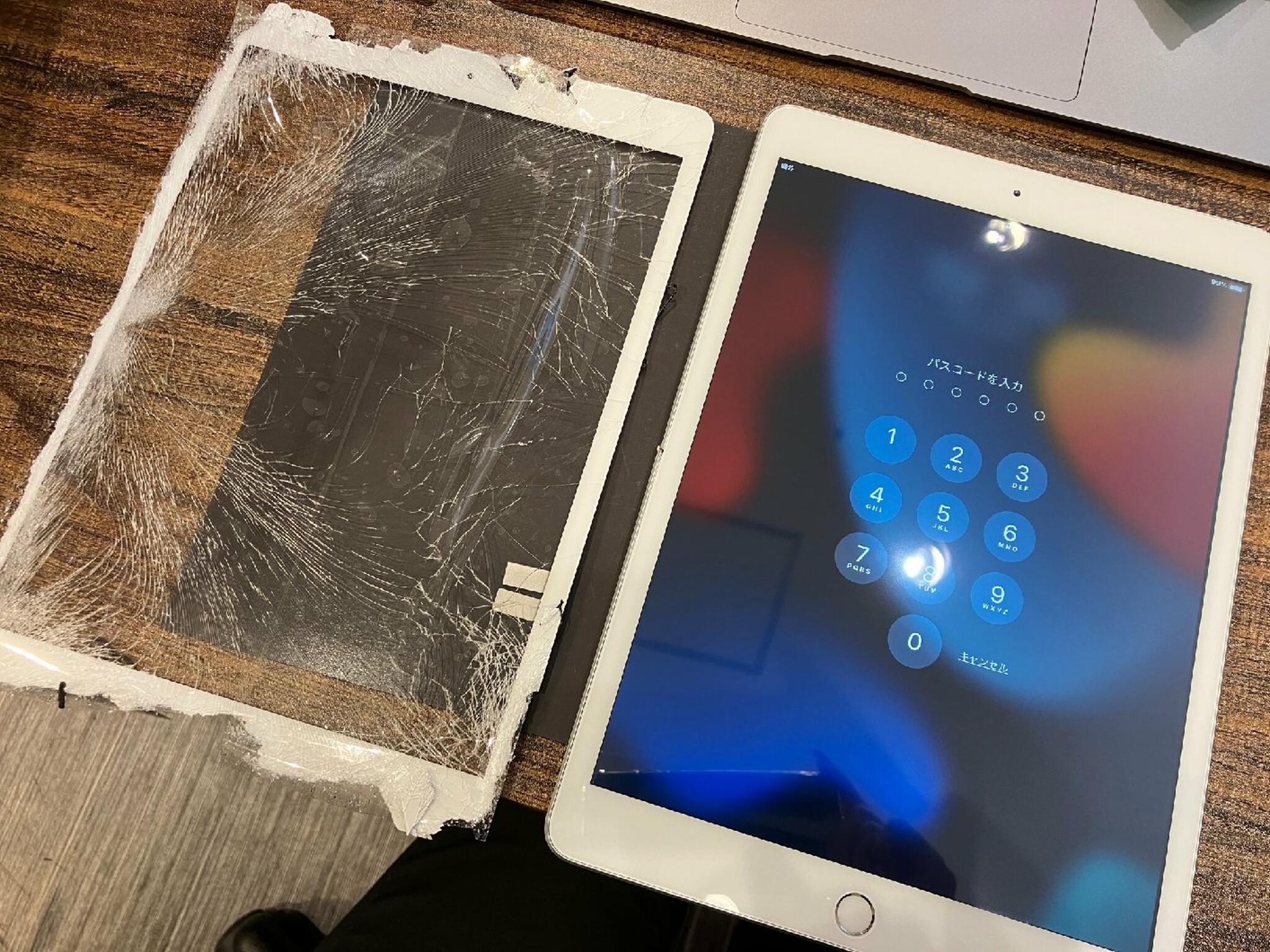 iPhone・iPad・Switch修理店 スマートクール イオンモール広島祇園店からのお知らせ(iPad のガラス割れはゴーストタッチに繋がるので注意しましょう！)に関する写真