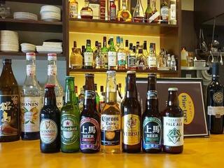 カフェバー Pine tree パインツリーで提供しているボトルビール各種