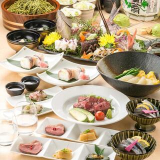 個室居酒屋 和菜美 広島袋町店で提供している「今が一番美味しい！」を大切にした旬の素材