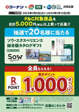 ホームインプルーブメントひろせ スーパーコンボ松橋店のチラシ(【HIヒロセ×P&G】　＼もれなくもらえるキャンペーン／)に関連する写真